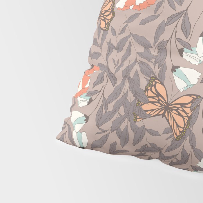 Monarch garden 004 Pillow Sham Gallery Image 4