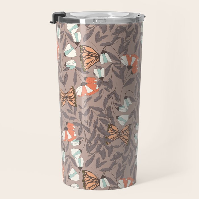 Monarch garden 004 Travel Mug Gallery Image 3