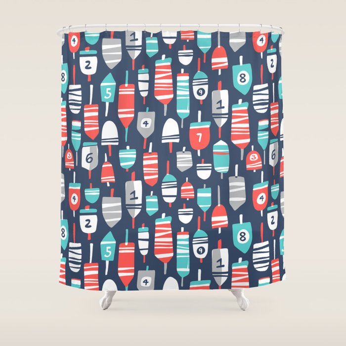 Oh Buoy! Shower Curtain Gallery Image 1