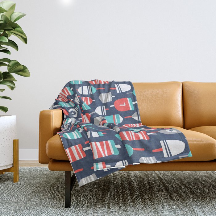 Oh Buoy! Throw Blanket Gallery Image 1