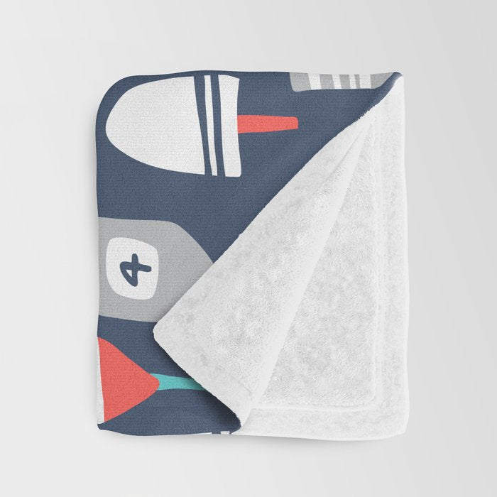 Oh Buoy! Throw Blanket Gallery Image 3