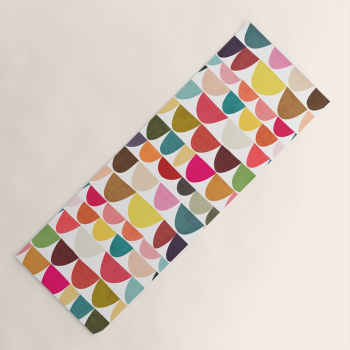 Fish scales pattern Yoga Mat Gallery Image 1