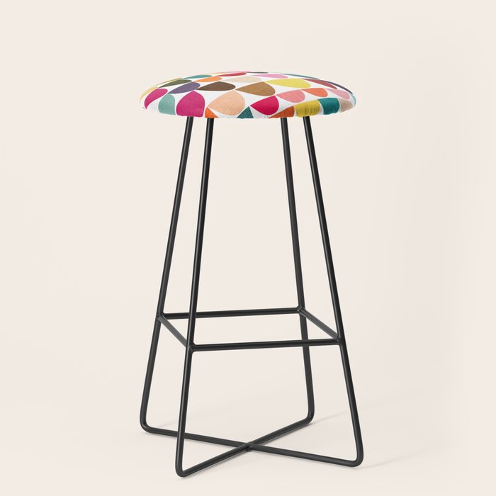 Fish scales pattern Stool Gallery Image 1