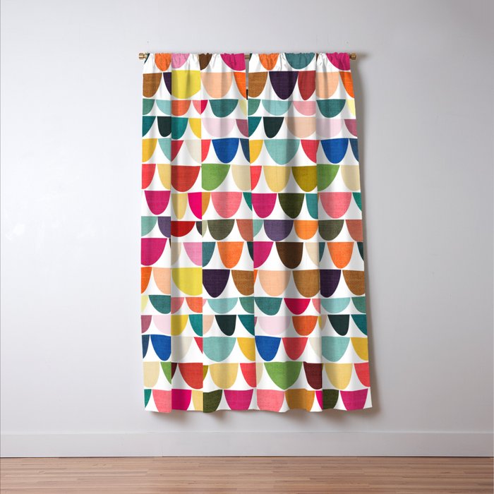Fish scales pattern Window Curtain Gallery Image 3