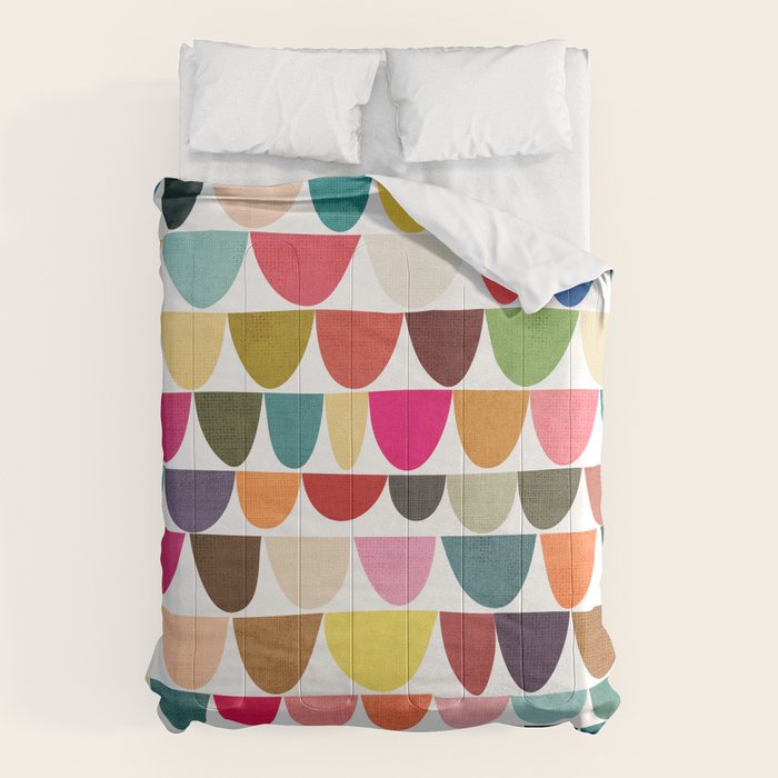 Fish scales pattern Comforter Gallery Image 6