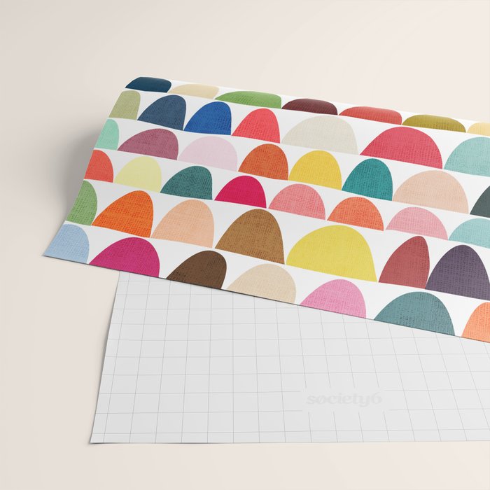 Fish scales pattern Wrapping Paper Gallery Image 2