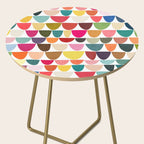 Fish scales pattern Side Table Gallery Image 2