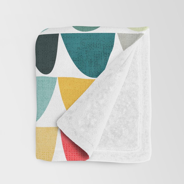 Fish scales pattern Throw Blanket Gallery Image 3