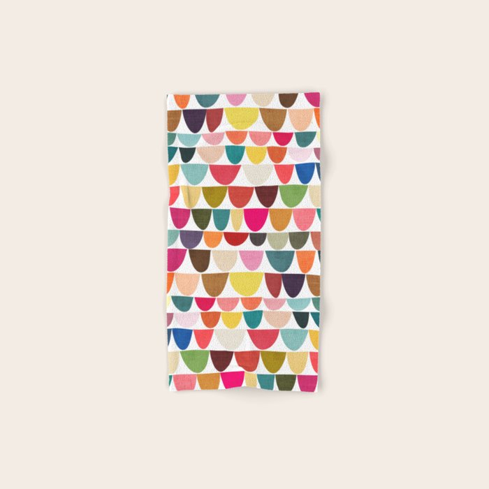 Fish scales pattern Bath Towel Gallery Image 1