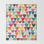 Fish scales pattern Throw Blanket Gallery Image 2