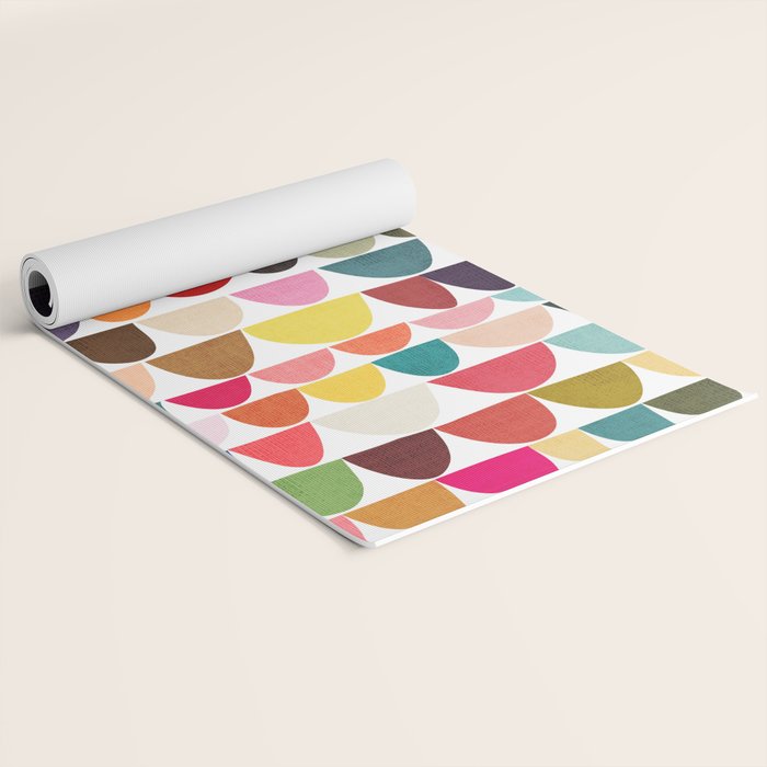 Fish scales pattern Yoga Mat Gallery Image 2