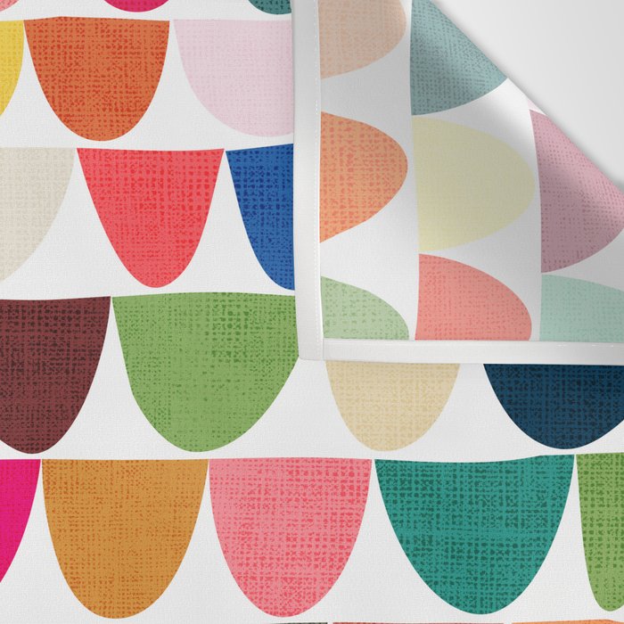 Fish scales pattern Wall Tapestry Gallery Image 3