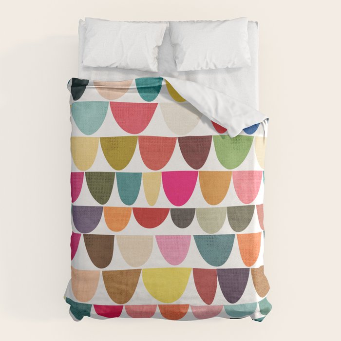 Fish scales pattern Duvet Cover Gallery Image 1