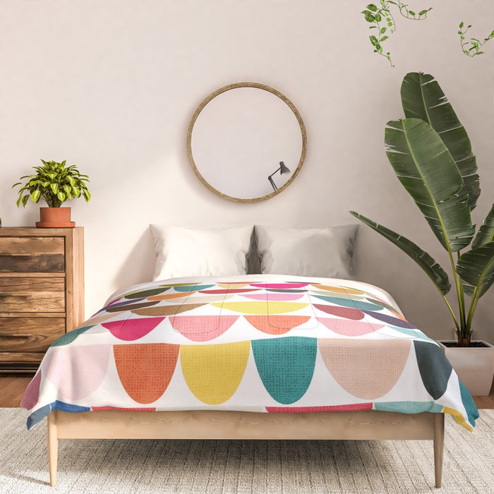 Fish scales pattern Comforter Gallery Image 3