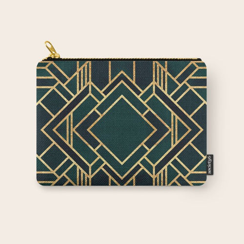Art Deco 2 Carry All Pouch