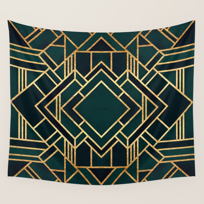 Art Deco 2 Wall Tapestry Gallery Image 4