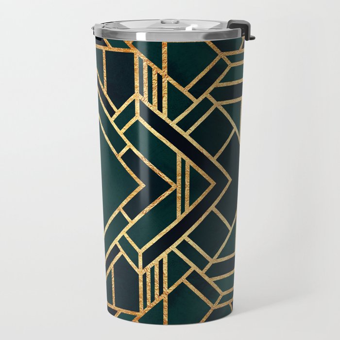 Art Deco 2 Travel Mug Gallery Image 2