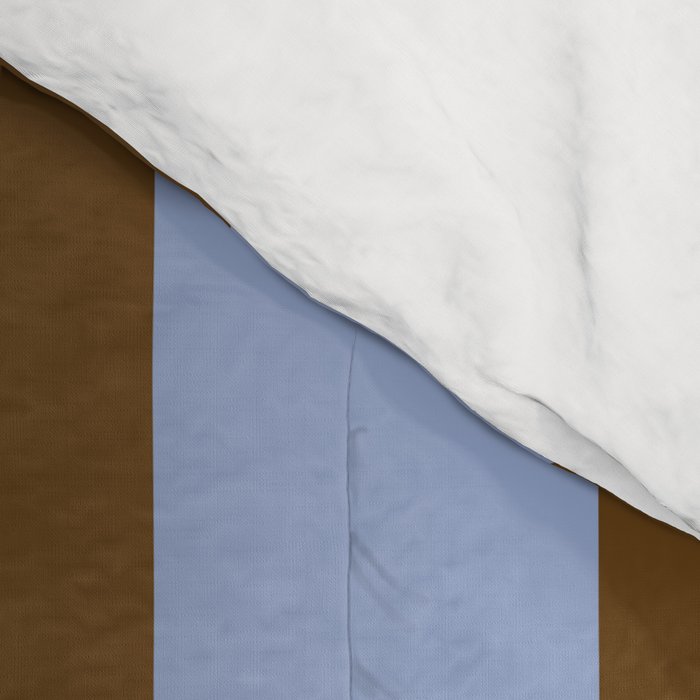 Duo I - Blue and Brown Stripes Comforter Gallery Image 4