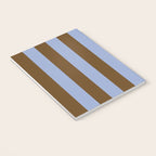 Duo I - Blue and Brown Stripes Notebook Gallery Image 3