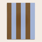 Duo I - Blue and Brown Stripes Notebook Gallery Image 4