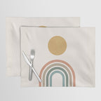 Mid-Century Modern Rainbow Placemat Gallery Image 1