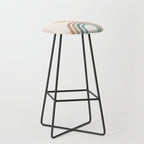Mid-Century Modern Rainbow Stool Gallery Image 1