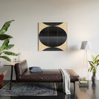 Abstract Shapes 21 Wood Wall Art Gallery Image 2