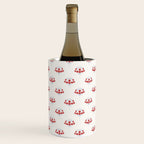 Heritage-Inspired Red and Blue Flowers Wine Chiller Gallery Image 3