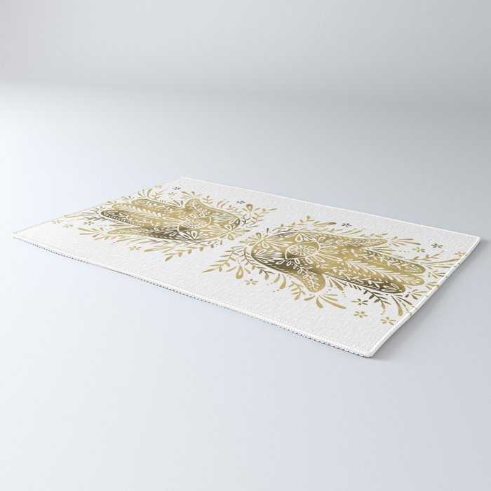 Hamsa Hand - Gold Palette Rug Gallery Image 3