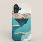 Mint Mountains iPhone Case Gallery Image 1