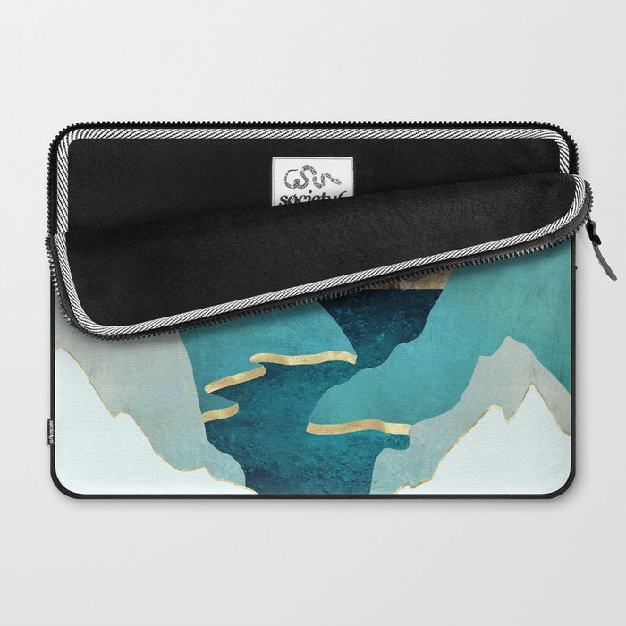 Mint Mountains Laptop Sleeve Gallery Image 2