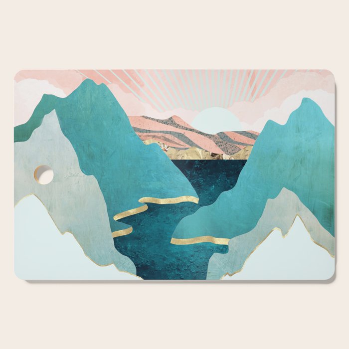 Mint Mountains Cutting Board Gallery Image 1