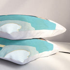 Mint Mountains Pillow Sham Gallery Image 3