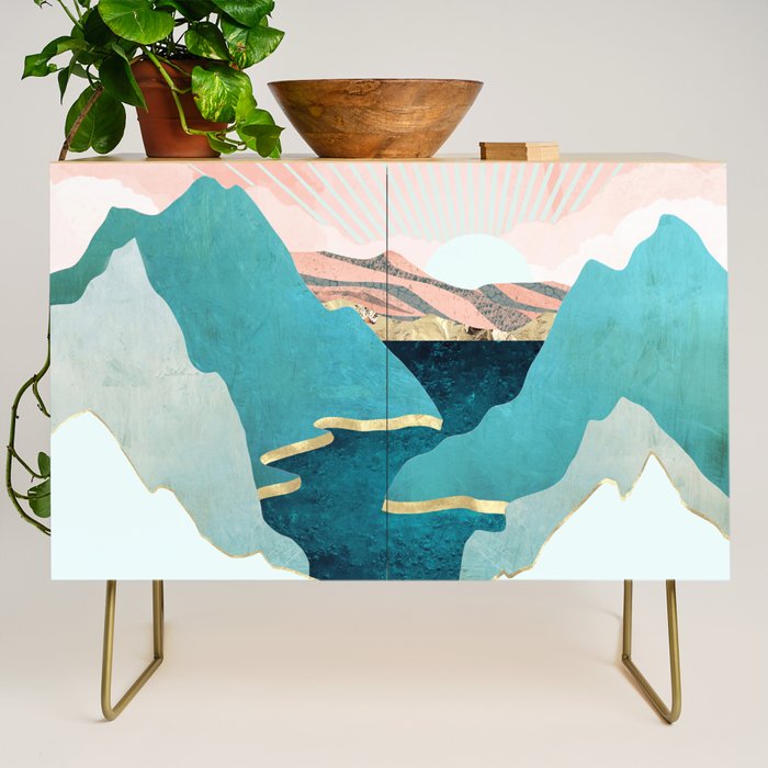 Mint Mountains Credenza Gallery Image 1
