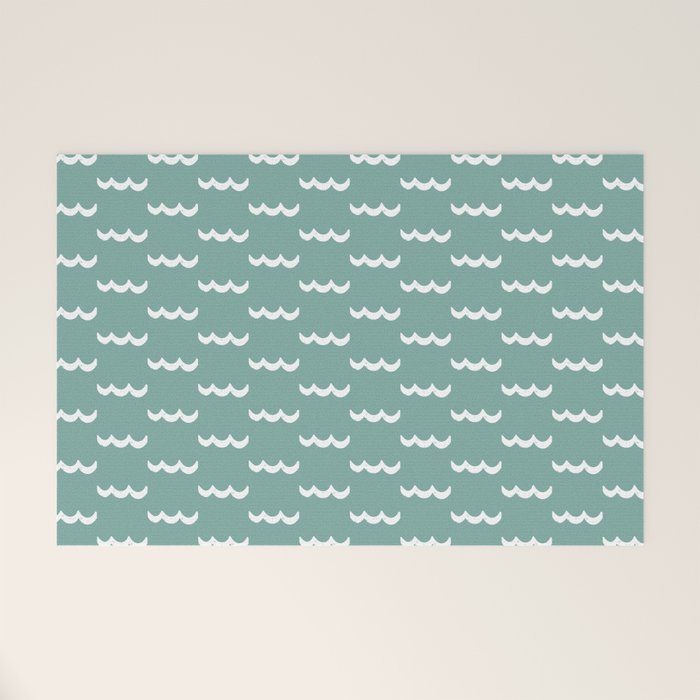 Waves Press On Welcome Mat Gallery Image 1