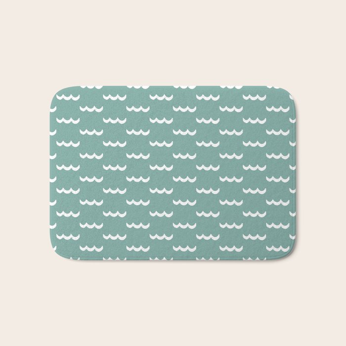 Waves Press On Bath Mat Gallery Image 1
