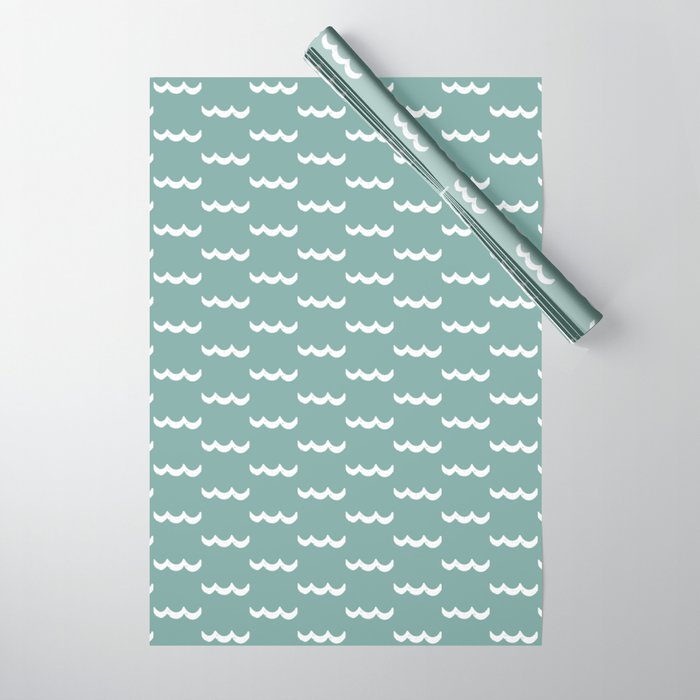 Waves Press On Wrapping Paper Gallery Image 1