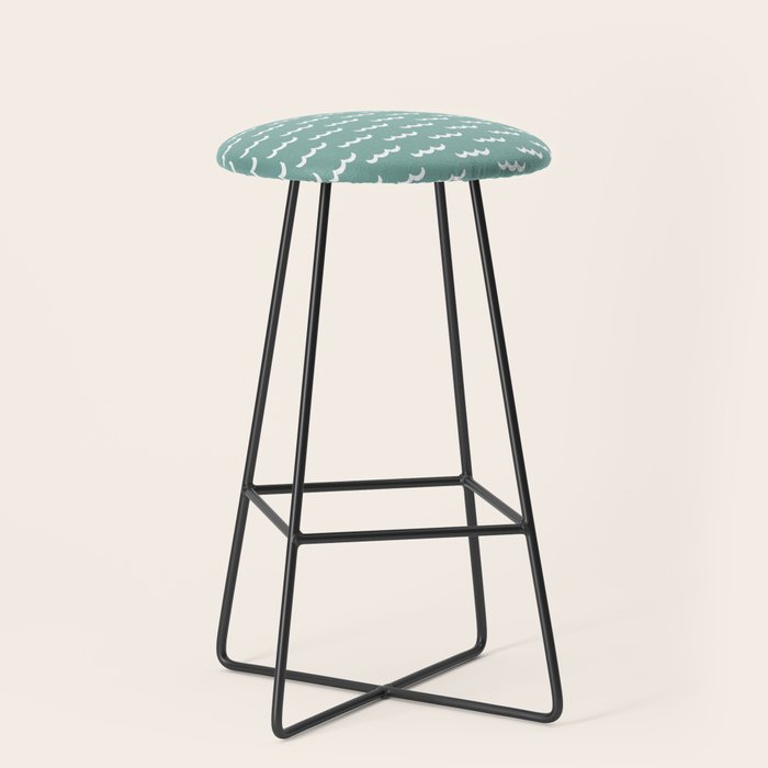 Waves Press On Stool Gallery Image 1