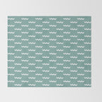 Waves Press On Throw Blanket Gallery Image 2