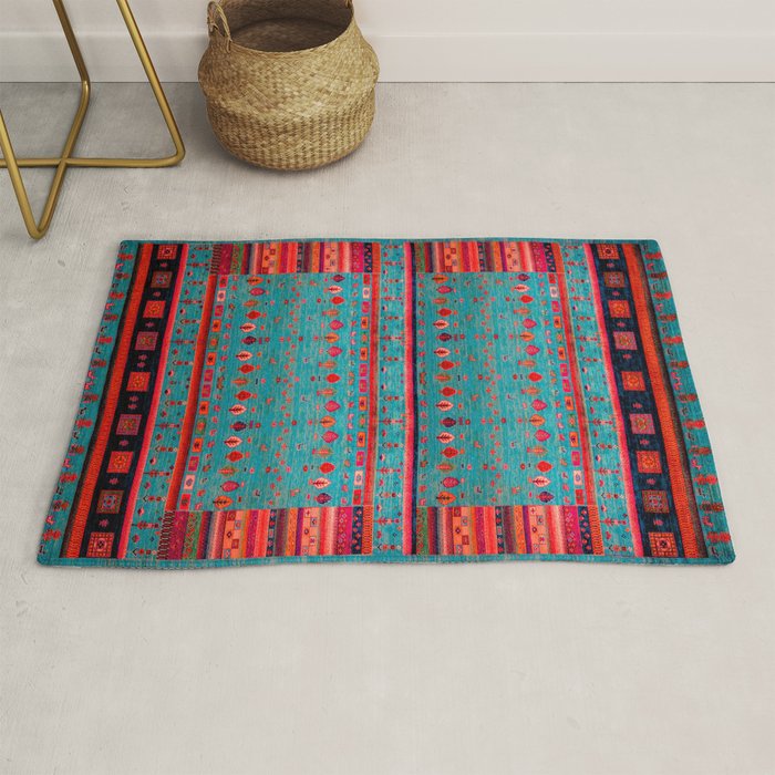 Traditional Berber Bohemian Moroccan Handmade Fabric Style Fall Autumn Color Inspiration Rug Gallery Image 1