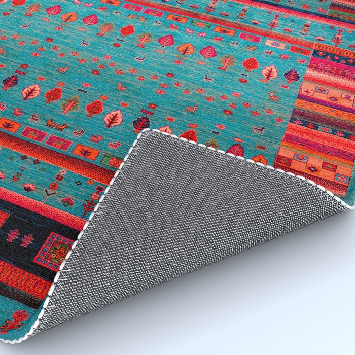 Traditional Berber Bohemian Moroccan Handmade Fabric Style Fall Autumn Color Inspiration Rug Gallery Image 4