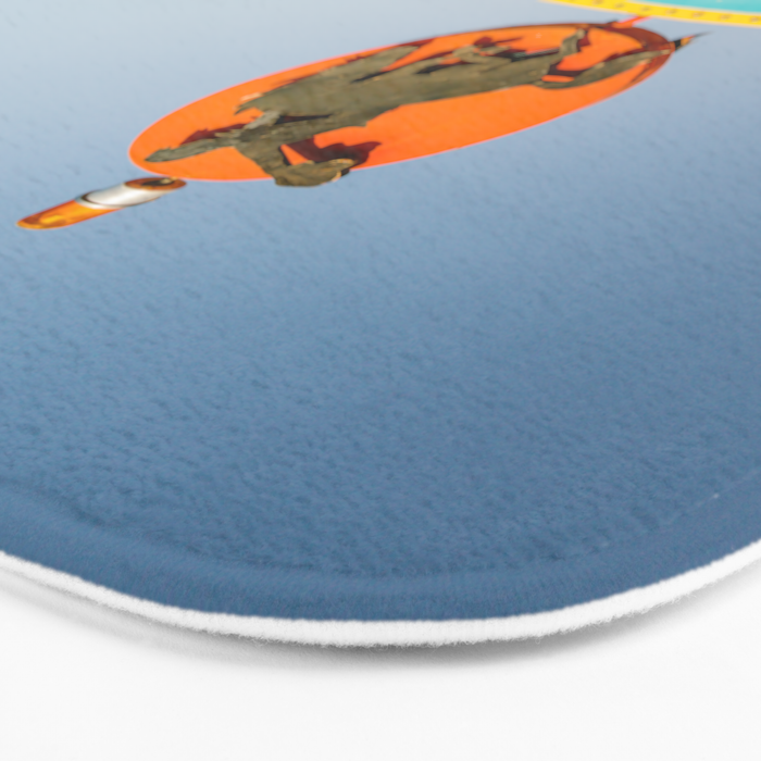 Buckaroo Motel Vintage Sign x Route 66 new Mexico Bath Mat Gallery Image 3