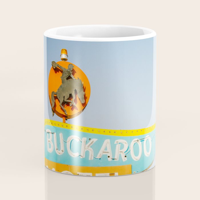 Buckaroo Motel Vintage Sign x Route 66 new Mexico Coffee Mug Gallery Image 4