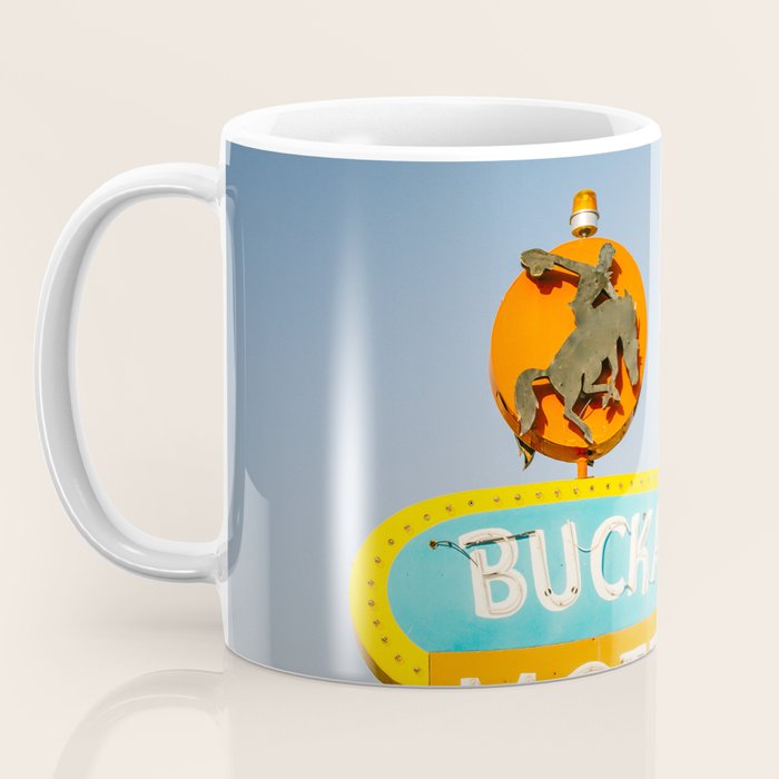 Buckaroo Motel Vintage Sign x Route 66 new Mexico Coffee Mug Gallery Image 3