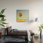 Buckaroo Motel Vintage Sign x Route 66 new Mexico Wood Wall Art Gallery Image 2