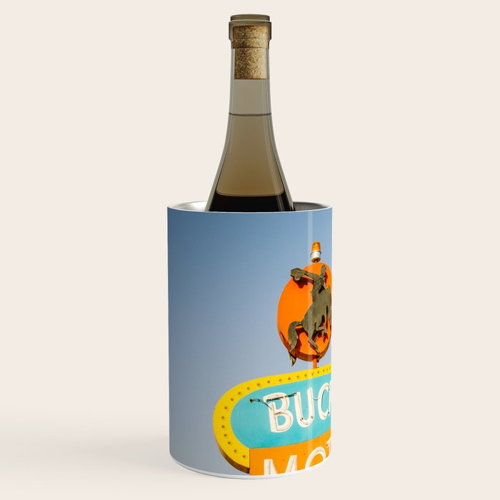 Buckaroo Motel Vintage Sign x Route 66 new Mexico Wine Chiller Gallery Image 2