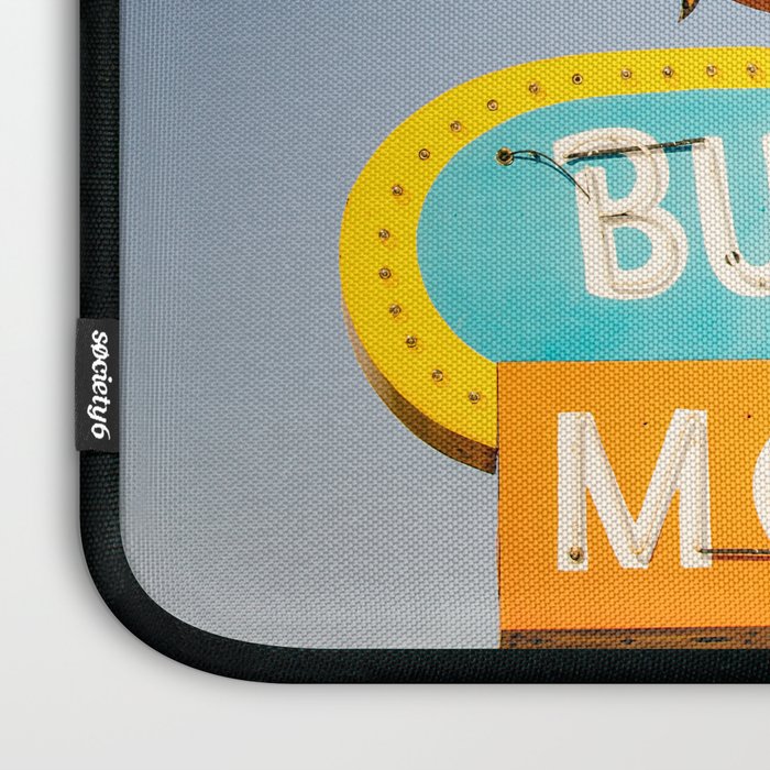 Buckaroo Motel Vintage Sign x Route 66 new Mexico Laptop Sleeve Gallery Image 3