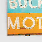 Buckaroo Motel Vintage Sign x Route 66 new Mexico Poster Gallery Image 3