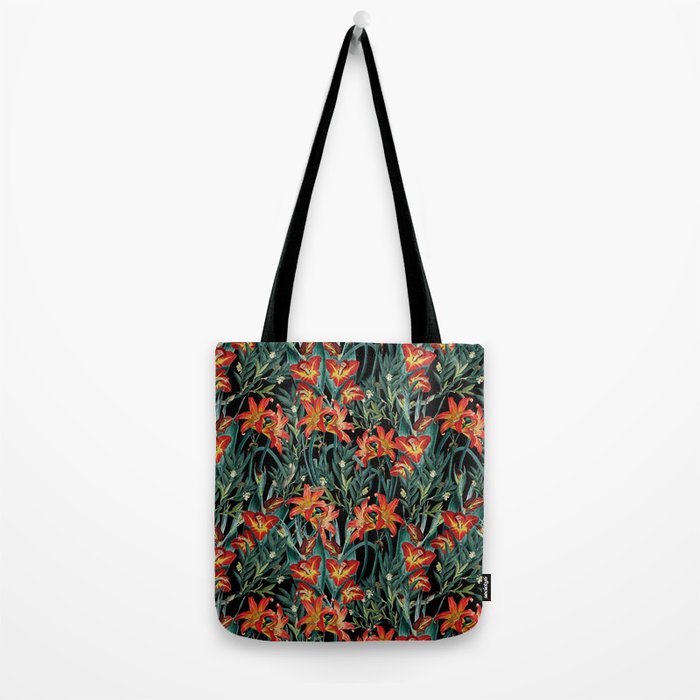 Botanical Night Garden Tote Bag Gallery Image 2