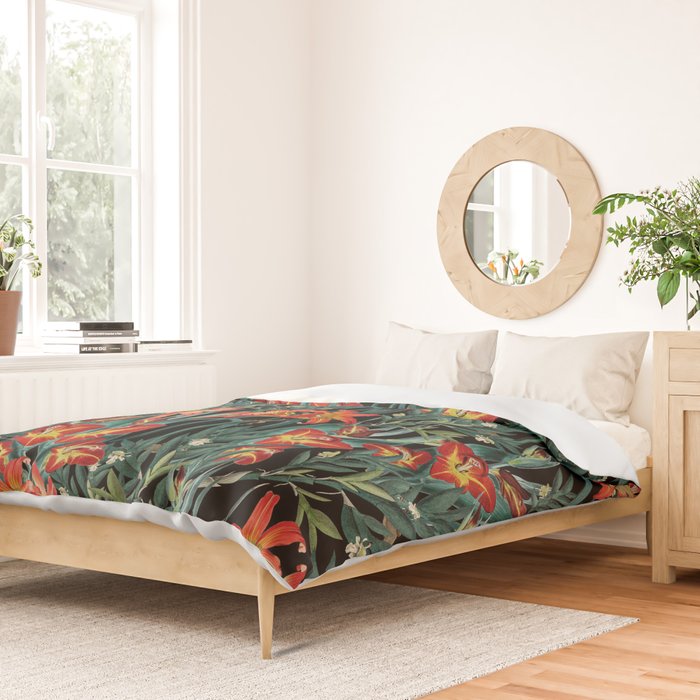 Botanical Night Garden Duvet Cover Gallery Image 2